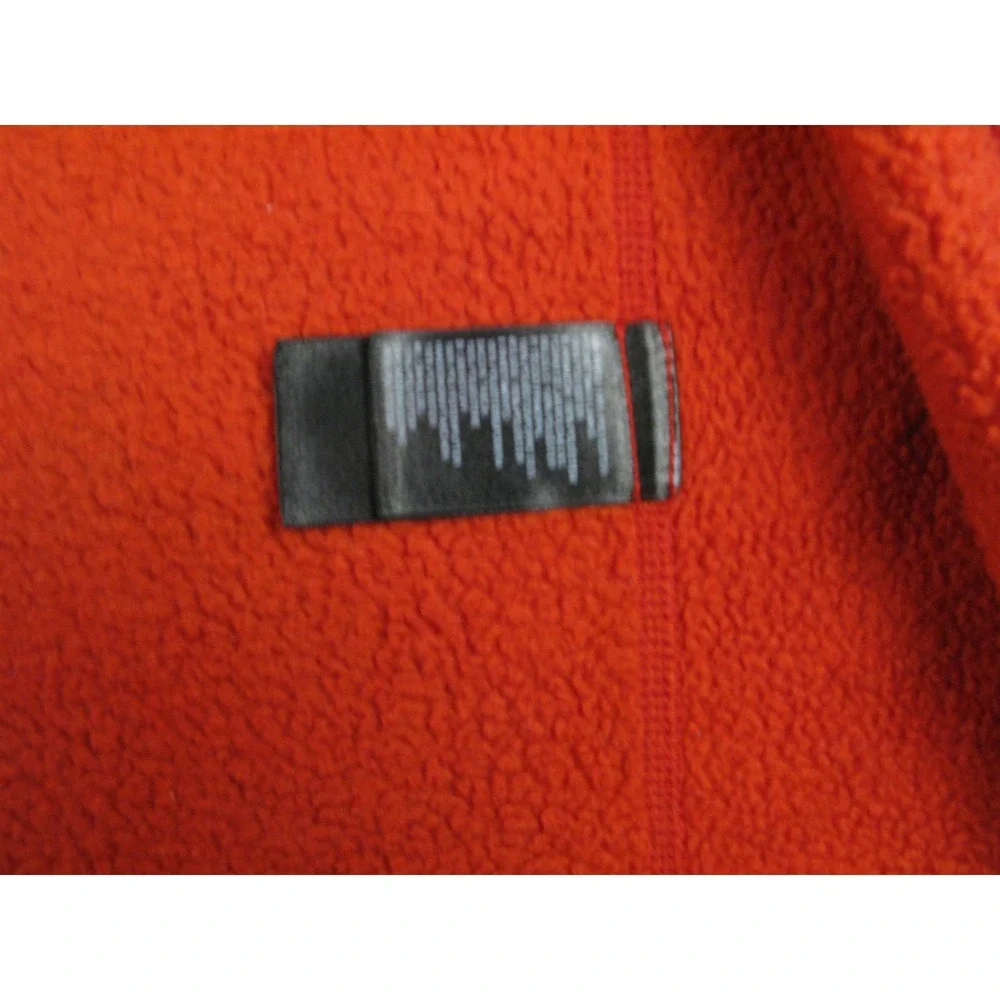 The North Face Mens XL Red Full Zip Fleece Jacket Smooth Face Soft Interior 2017